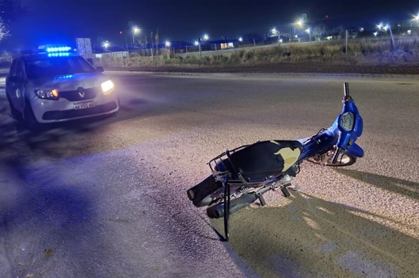 La moto fue recuperada tras una persecución policial