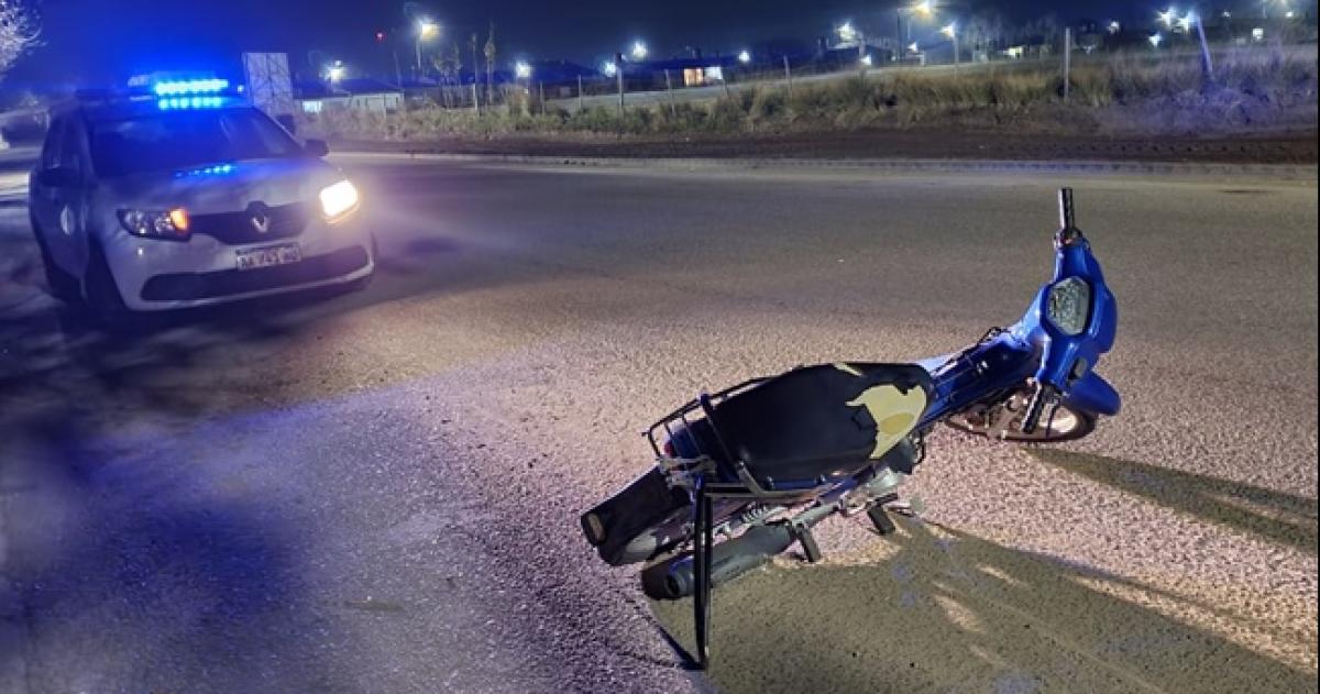 La moto fue recuperada tras una persecución policial