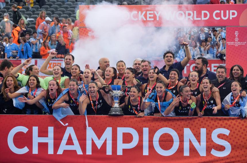 Las Leonas levantaron en Países Bajos su tercera Copa del Mundo