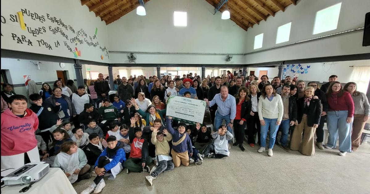 Las actividades fueron en la escuela de Puelches