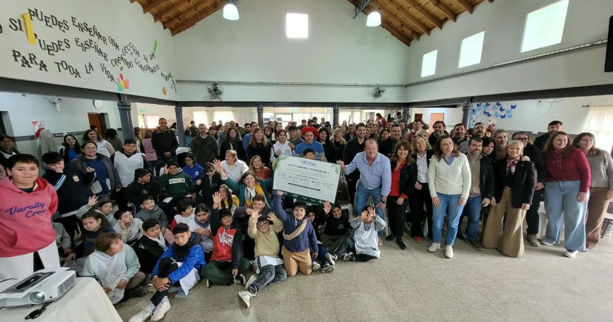 El acto se realizó en Puelches