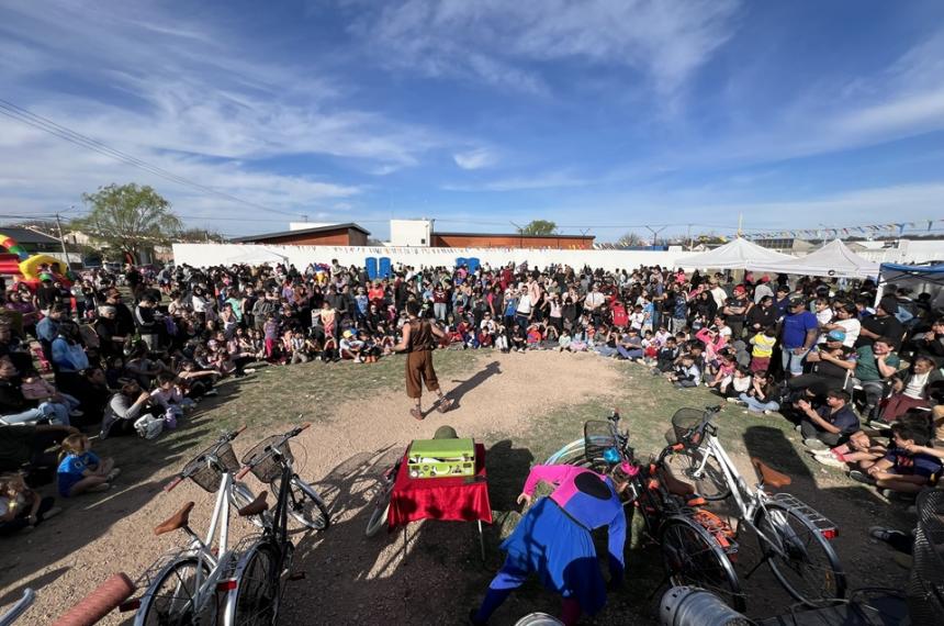 Los festejos fueron en el barrio Esperanza