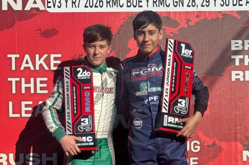 El pampeano se subió a lo m�s alto del podio