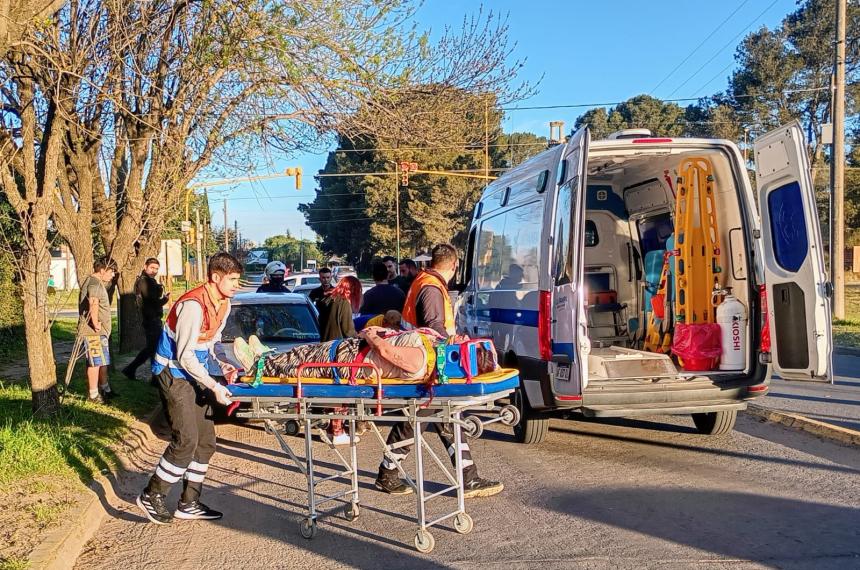 El siniestro vial ocurrió este lunes por la tarde