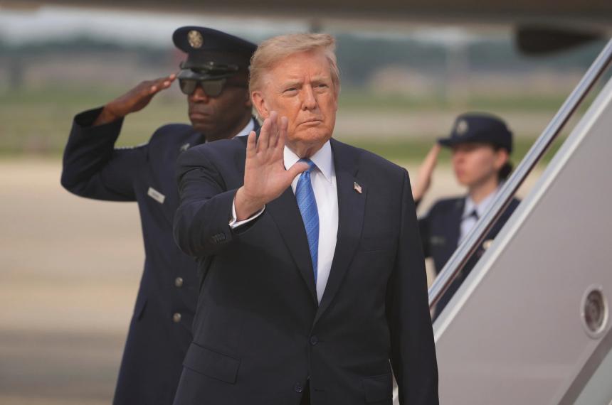 El presidente de Estados Unidos Donald Trump