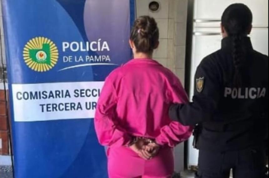La mujer detenida por la policía