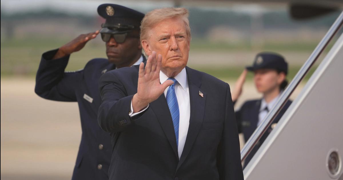 El presidente de Estados Unidos Donald Trump
