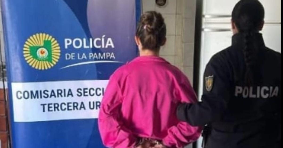 La mujer detenida por la policía