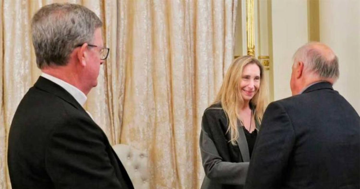 La secretaria general de la Presidencia Karina Milei mantuvo un nuevo encuentro con la c�pula de la Iglesia argentina