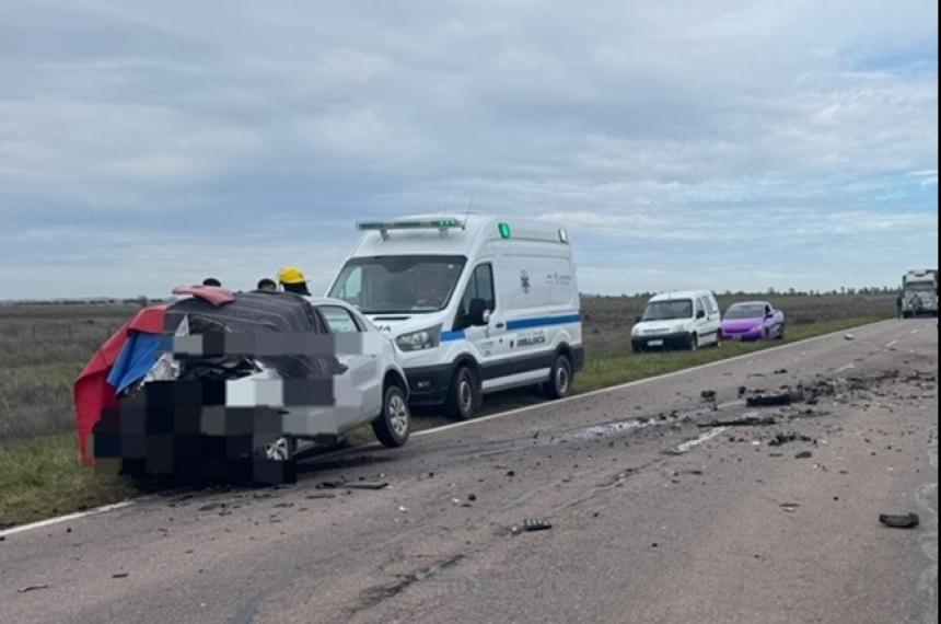 Uno de los automovilsitas murió en el acto