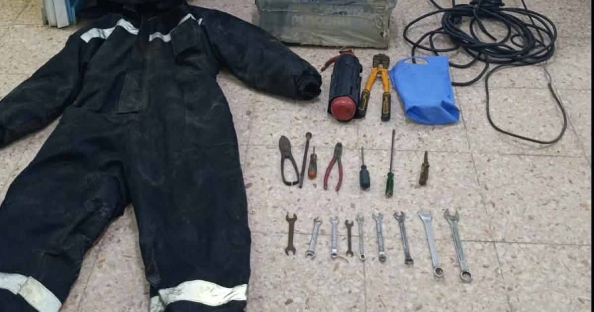 Los elementos recuperados por la policía