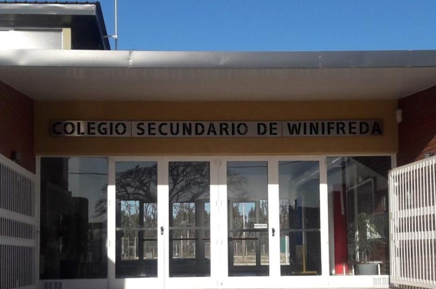 Las situaciones denunciadas ocurrieron en el Colegio Secundario de Winifreda