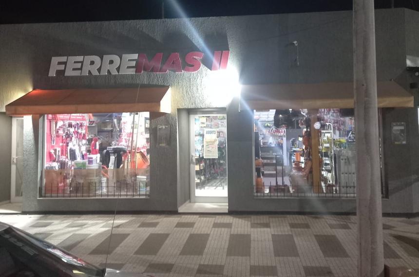 Ocurrió durante la madrugada en el comercio Ferremas II
