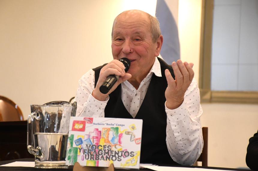 Norberto Teodoro Bocha Campos presentó su obra en el Concejo Deliberante
