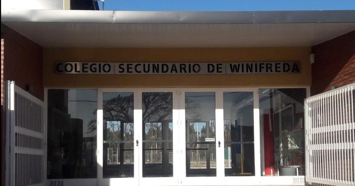 Las situaciones denunciadas ocurrieron en el Colegio Secundario de Winifreda