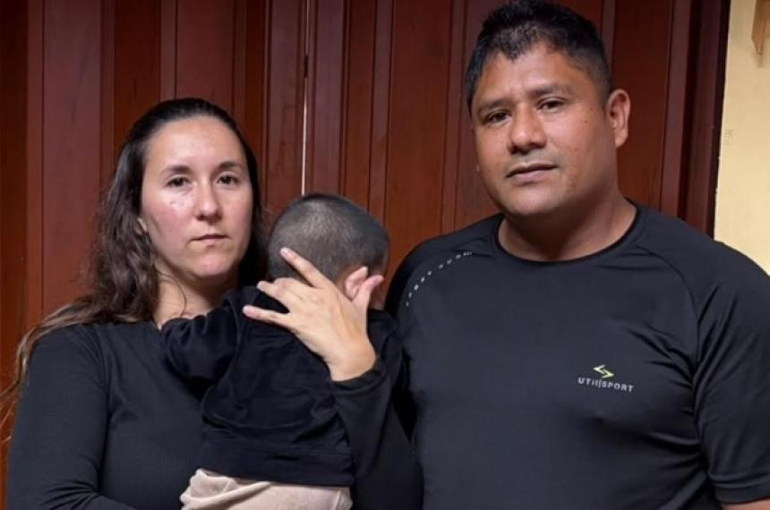 Ana Paula y Joaquín reclamaban la adopción del bebé