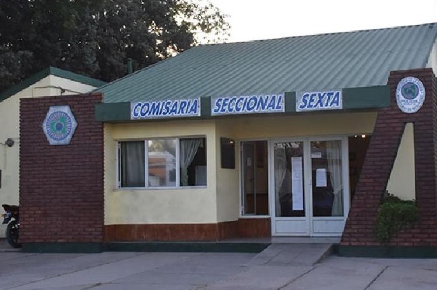 El detenido fue alojado en la Seeciona Sexta