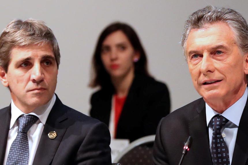 Luis Caputo y Mauricio Macri