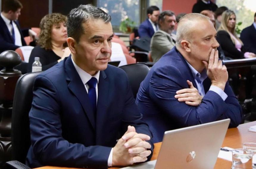 El juez Pablo Díaz Lacava y su abogado Andrés Gil Domínguez