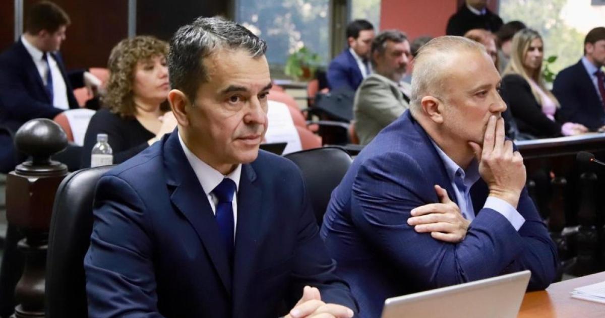 El juez Pablo Díaz Lacava y su abogado Andrés Gil Domínguez