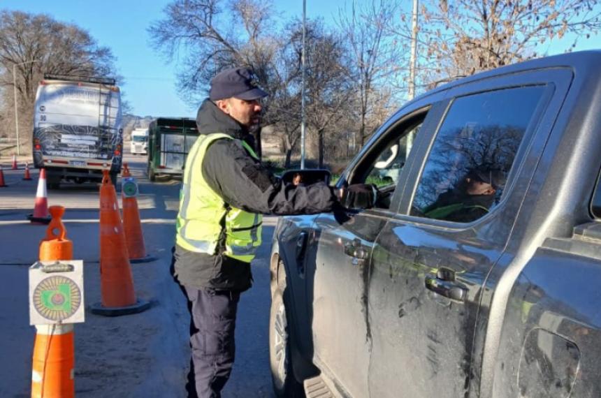 La Policía pampeana realizó controles durante el fin de semana