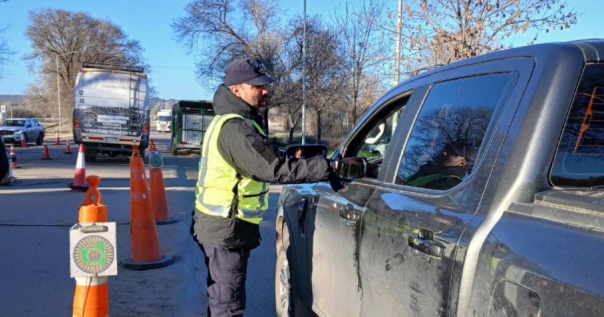 La Policía pampeana realizó controles durante el fin de semana