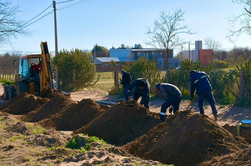 Los trabajos son parte del plan Santa Rosa en Obra