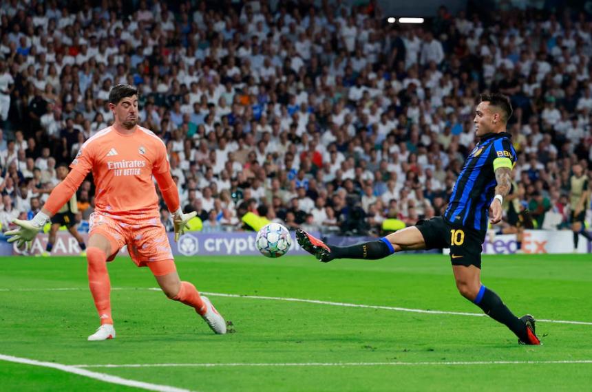 Lautaro Martínez fue uno de los puntos altos del Inter
