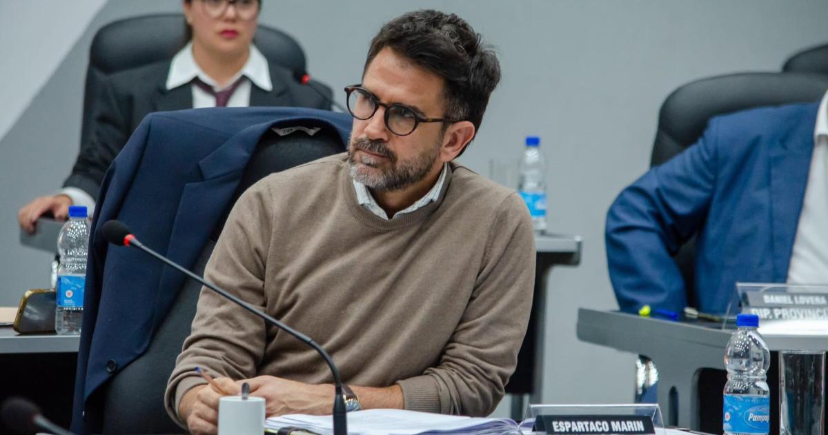 El diputado provincial del FreJuPa Espartaco Marín