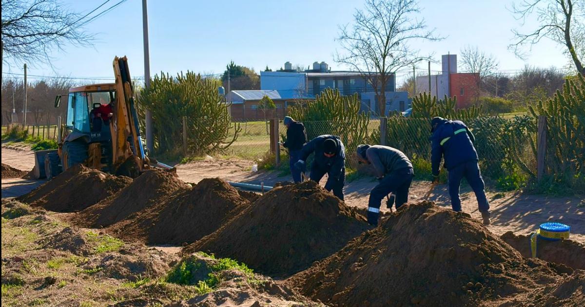 Los trabajos son parte del plan Santa Rosa en Obra