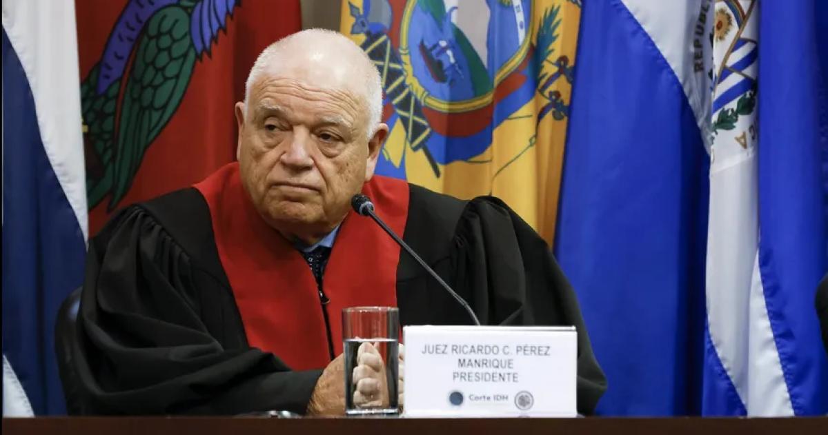 Juez de la Corte Interamericana de Derechos Humanos el uruguayo Ricardo César Pérez Manrique