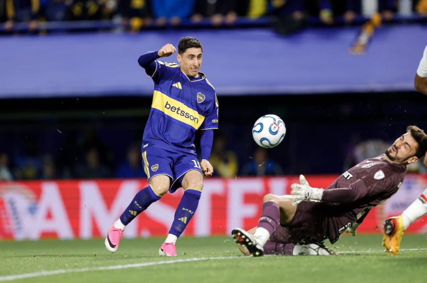 Merentiel convisrtió para Boca