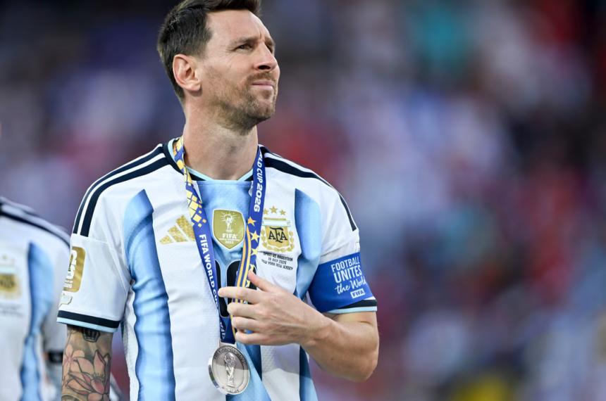 Lionel Messi podría despedirse del p�blico argentino en la cancha