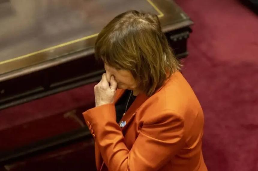 La senadora Patricia Bullrich