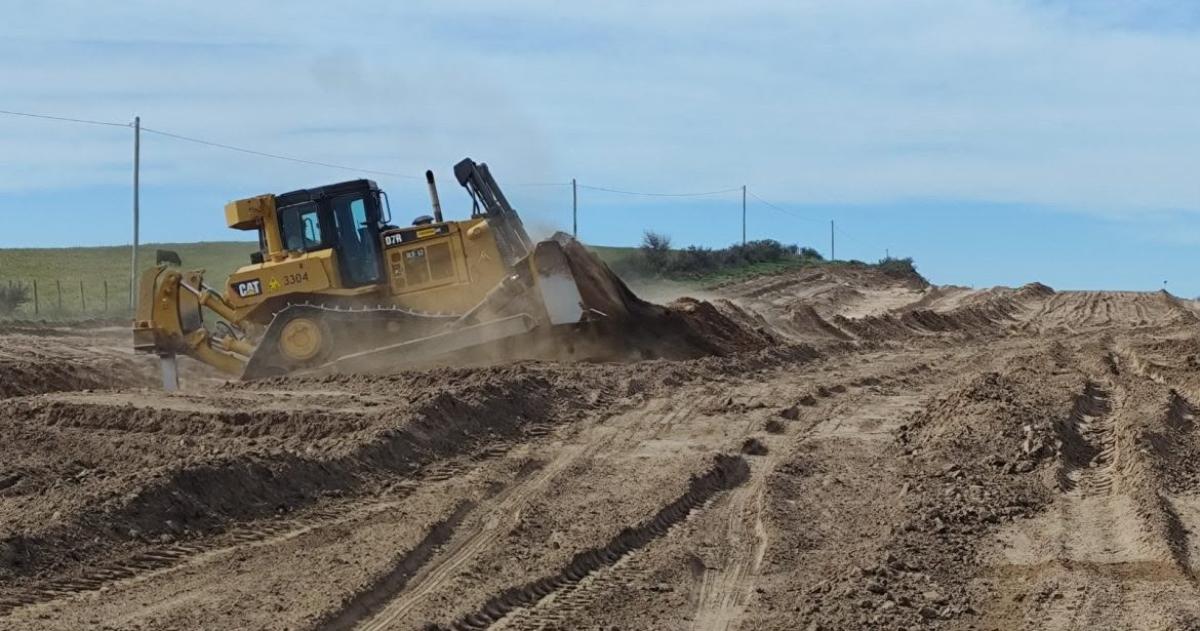 Las tareas se hacen por parte del �rea de Vialidad Provincial