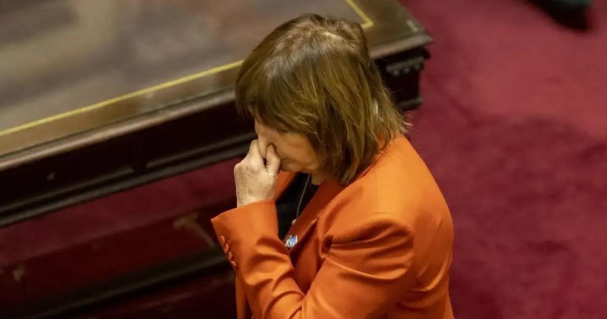 La senadora Patricia Bullrich