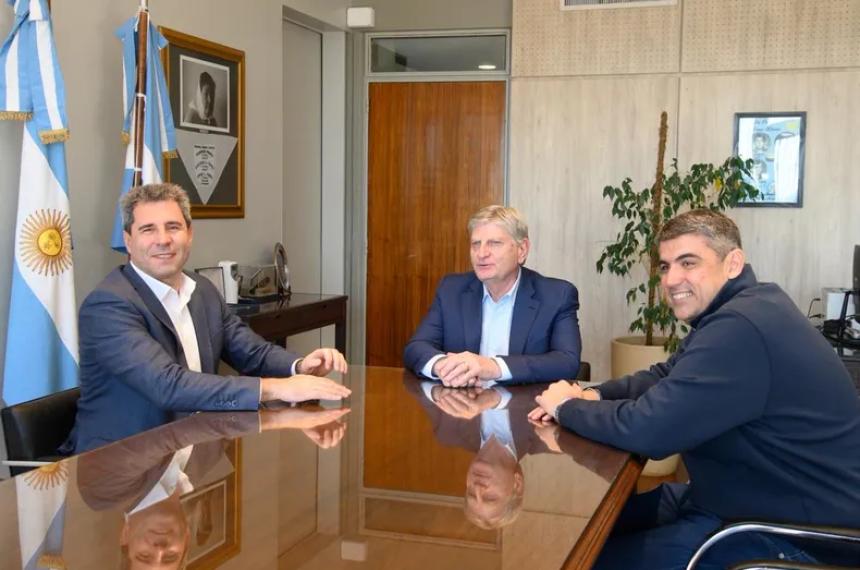 El encuentro entre Sergio Uñac Sergio Ziliotto y Pali Bensus�n