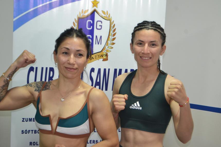 Gloria y Luj�n superaron con éxito el pesaje oficial y este viernes cerrar�n Boxeo Capital III en San Martín