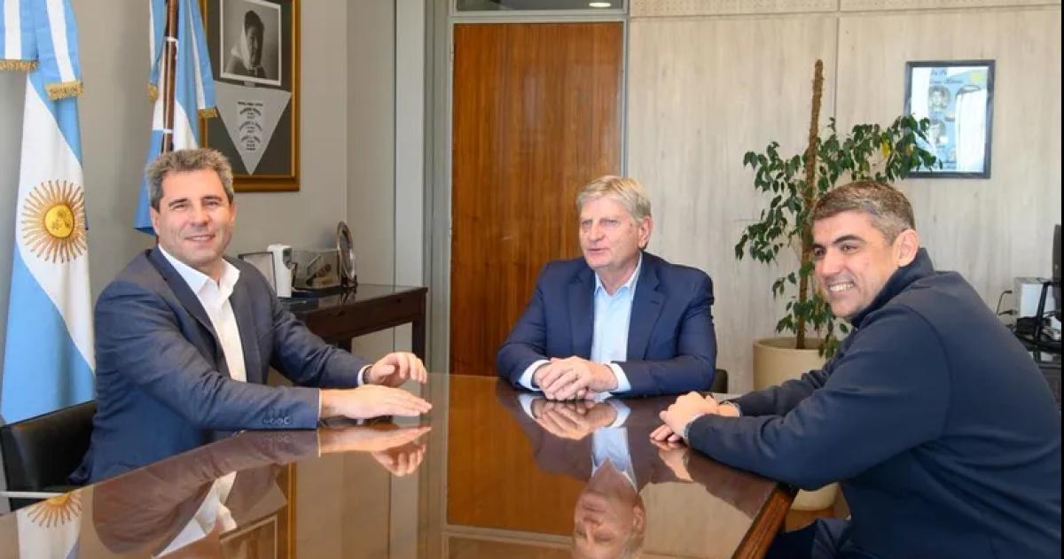 El encuentro entre Sergio Uñac Sergio Ziliotto y Pali Bensus�n