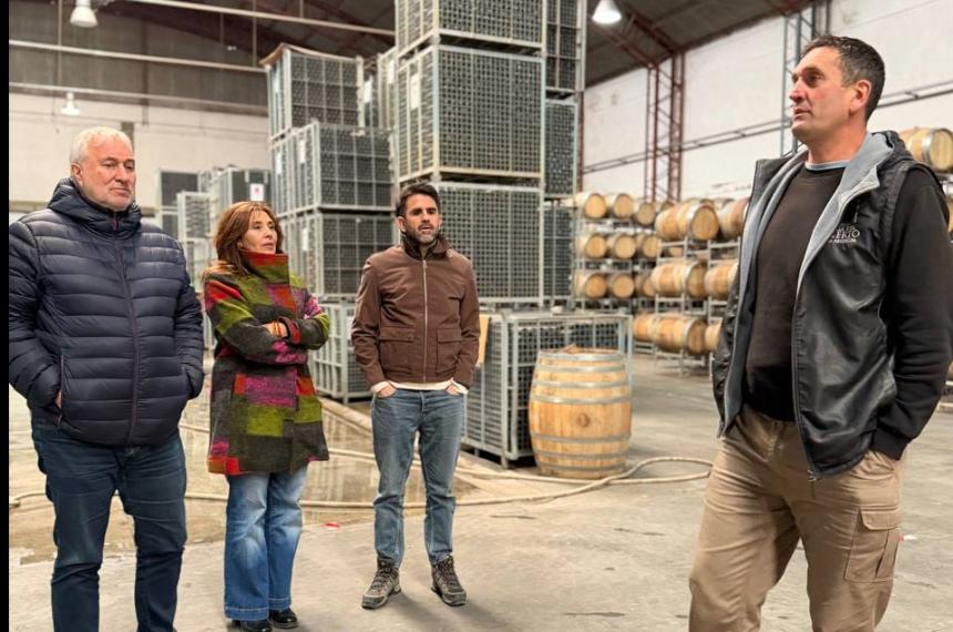 Los diputados provinciales del sector de Convergencia visitaron una bodega