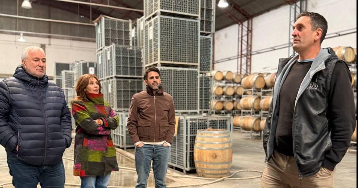 Los diputados provinciales del sector de Convergencia visitaron una bodega
