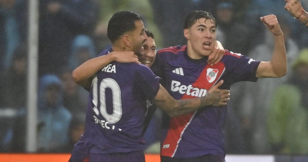 Tobías Andrada anotó el 1-0 para River