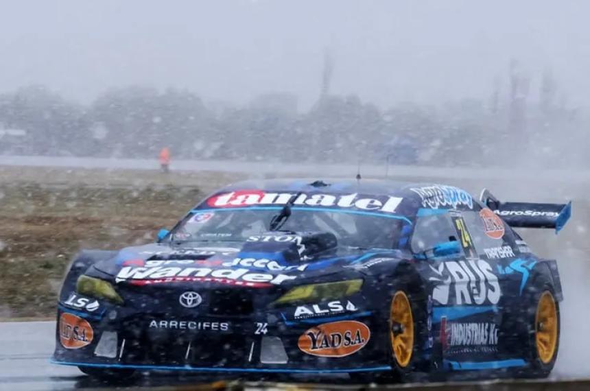 El TC en San Luis fue bajo la nieve en la jornada del s�bado
