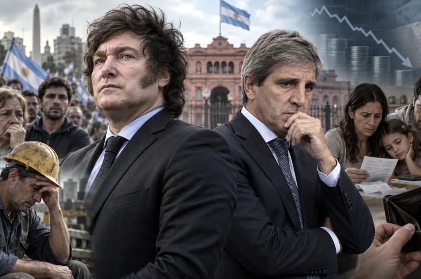 Los salarios que no alcanzan y el miedo a perder el empleo son las factores preocupantes Imagen generada con IA