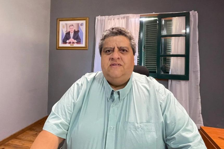 El presidente de la comuna Federico Bogarin