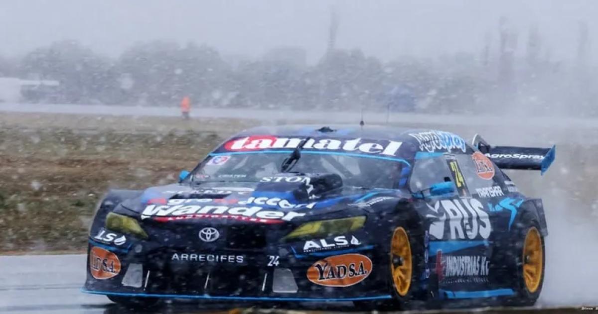 El TC en San Luis fue bajo la nieve en la jornada del s�bado