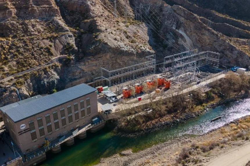 La represa hidroeléctrica mendocina Los Nihuiles
