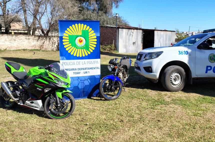 Las motos secuestradas por la Seccional Quinta