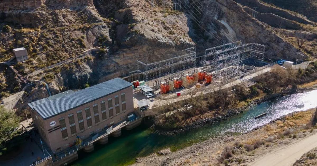 La represa hidroeléctrica mendocina Los Nihuiles