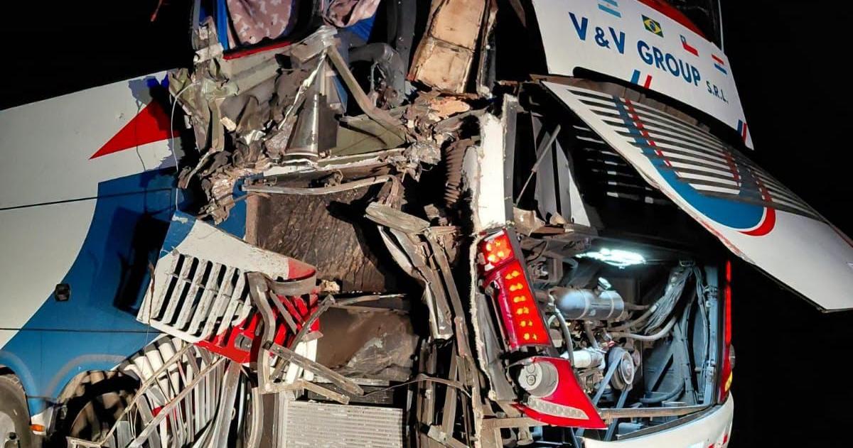 El colectivo estaba detenido por un desperfecto mec�nico
